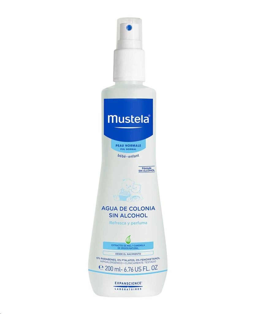 MUSTELA AGUA DE COLONIA SIN ALCOHOL 200M