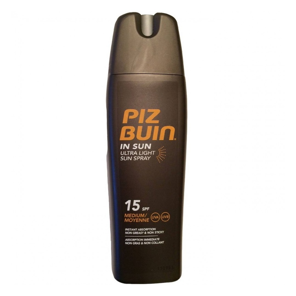 PIZ BUIN IN SUN SPRAY FP15 200ML NUEVO