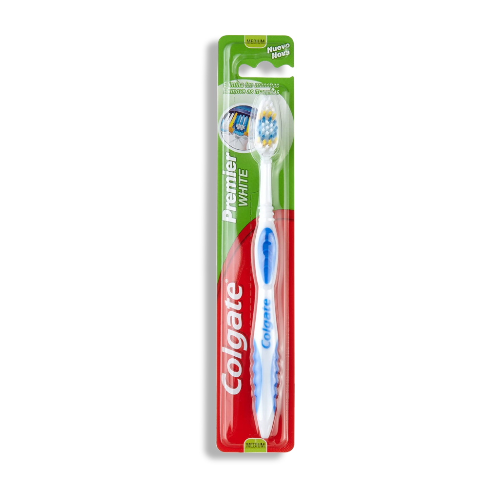 COLGATE CEPILLO MEDIO PREMIER WHITE