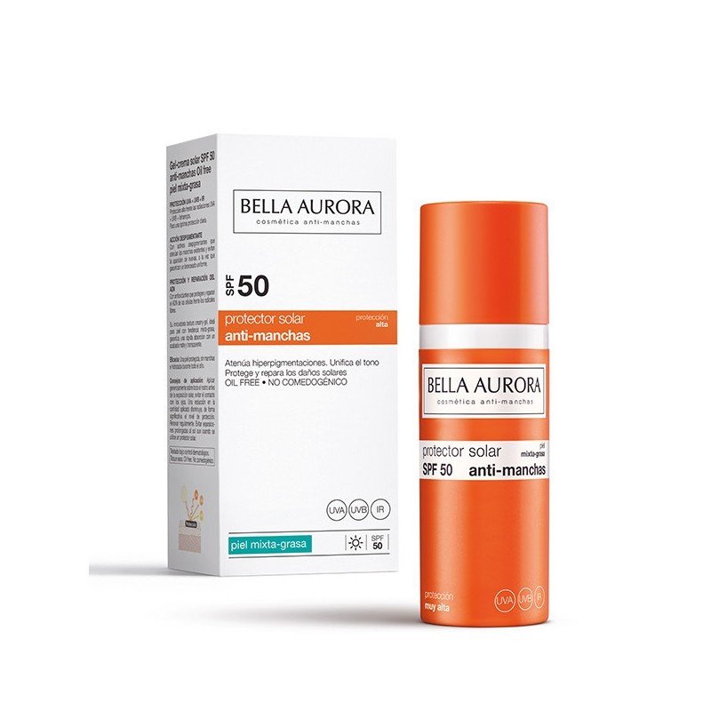 BELLA AURORA GEL.SOL.SPF50+ANTIM.MIX/GRA