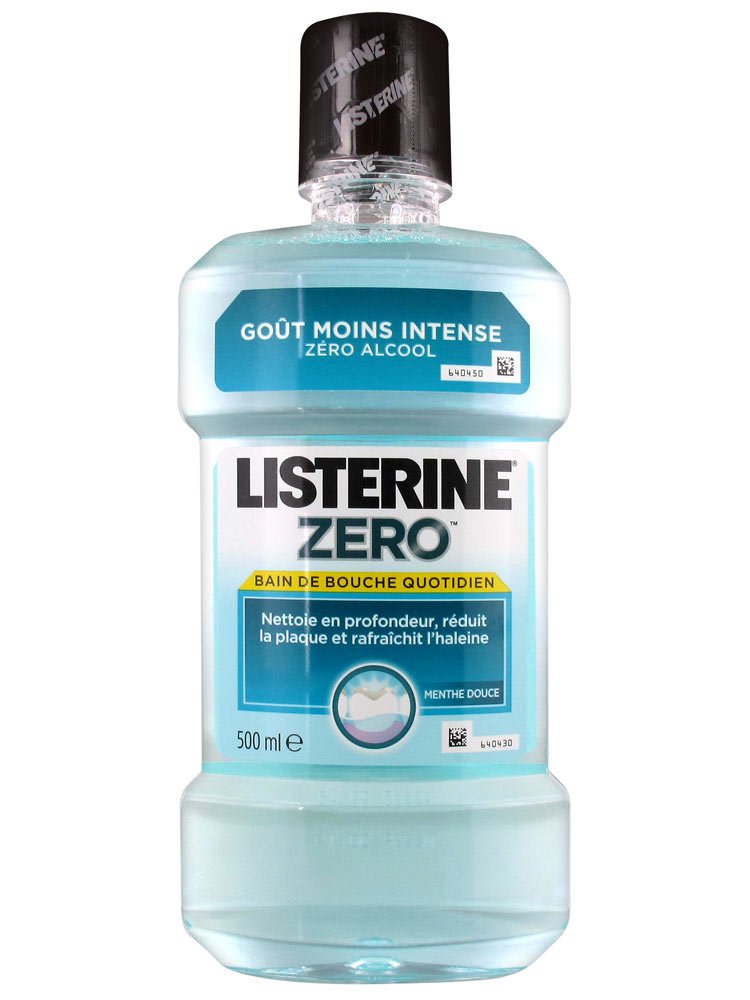 LISTERINE ENJUAGUE BUCAL ZERO 500ML