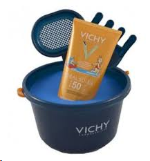 VICHY ID.SOLEIL F50 NIÑOS 300+CUBO PLAYA