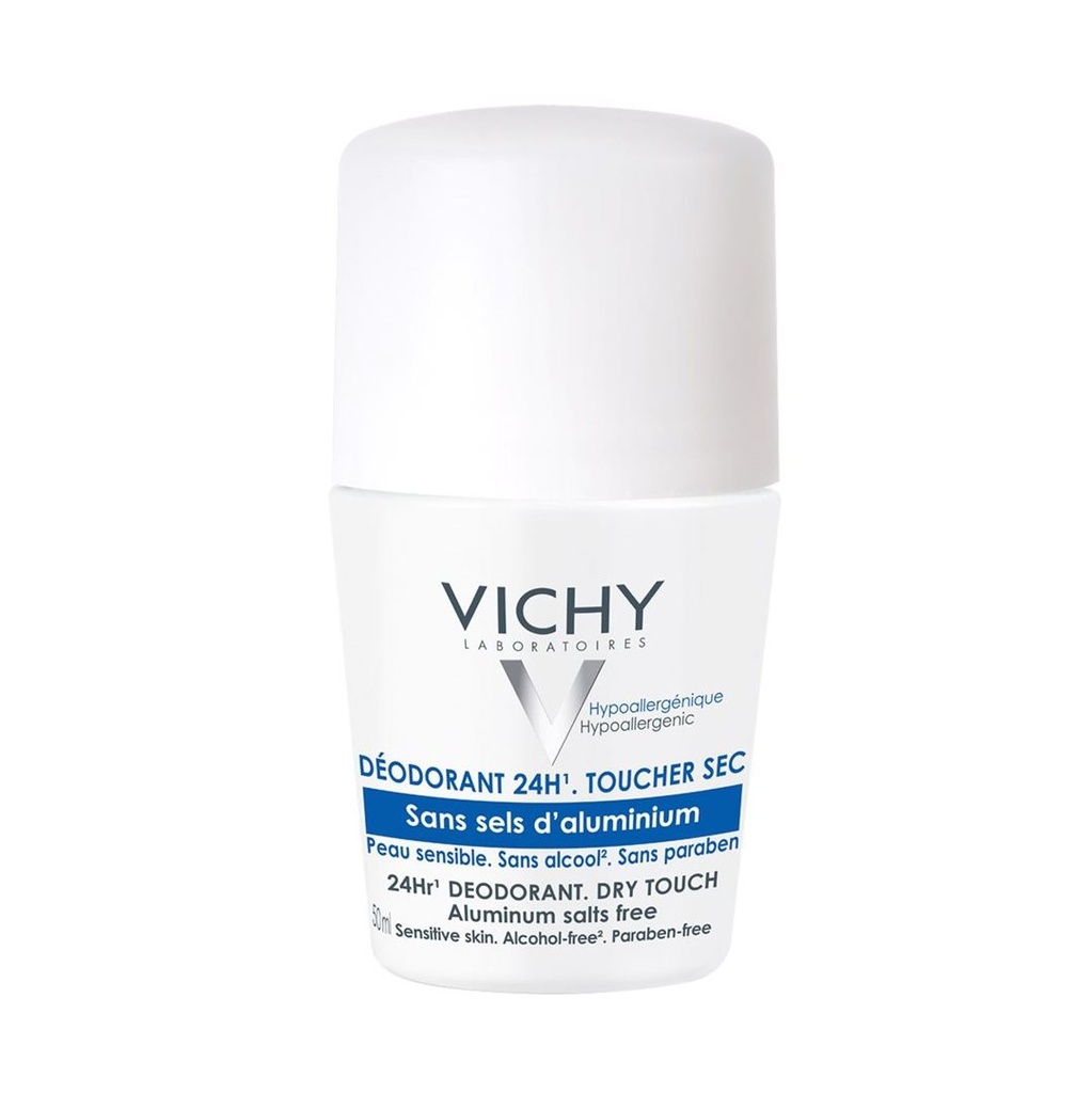 VICHY DEO ROLL- ON 24H SIN SAL ALUM. 40M