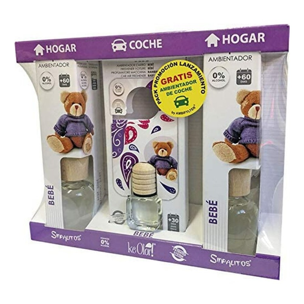 SINPALITOS PACK AMBIENTADOR BEBÉ 2X30M+6