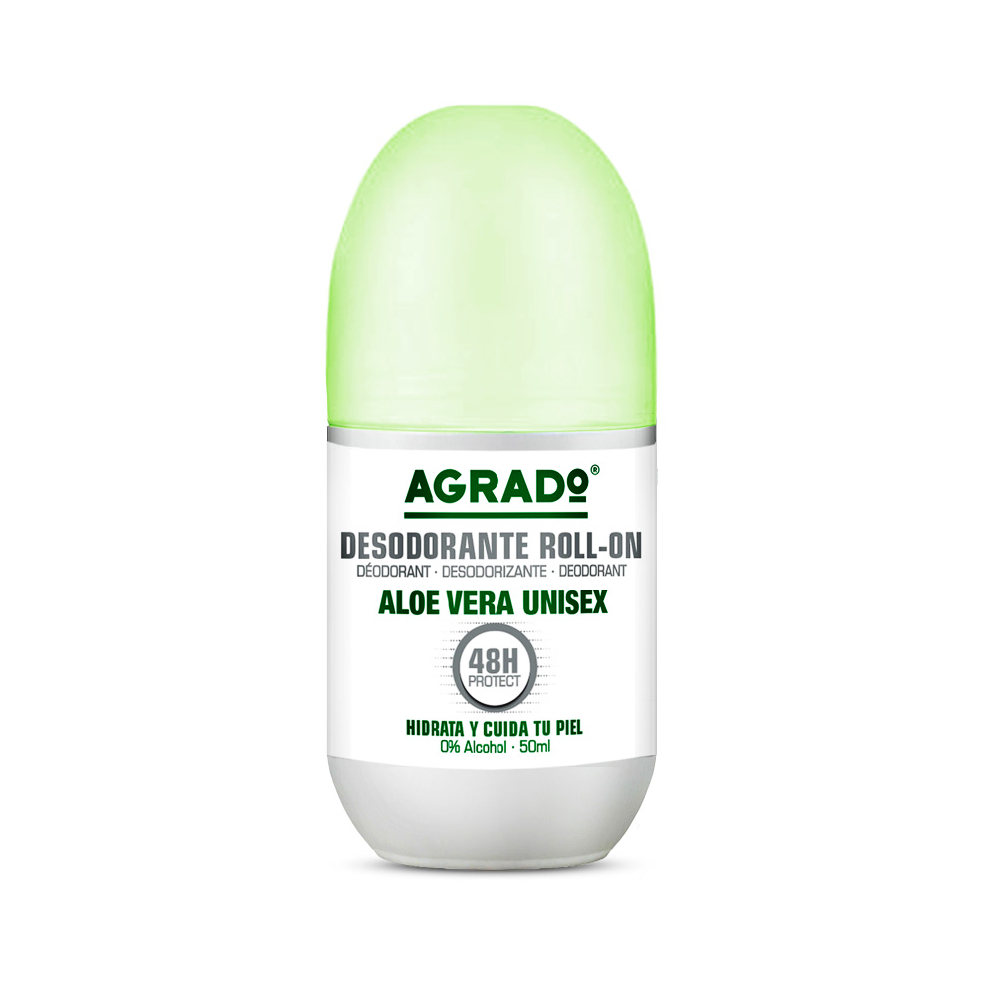 AGRADO DESODORANTE ROLL ON ALOE VERA 50