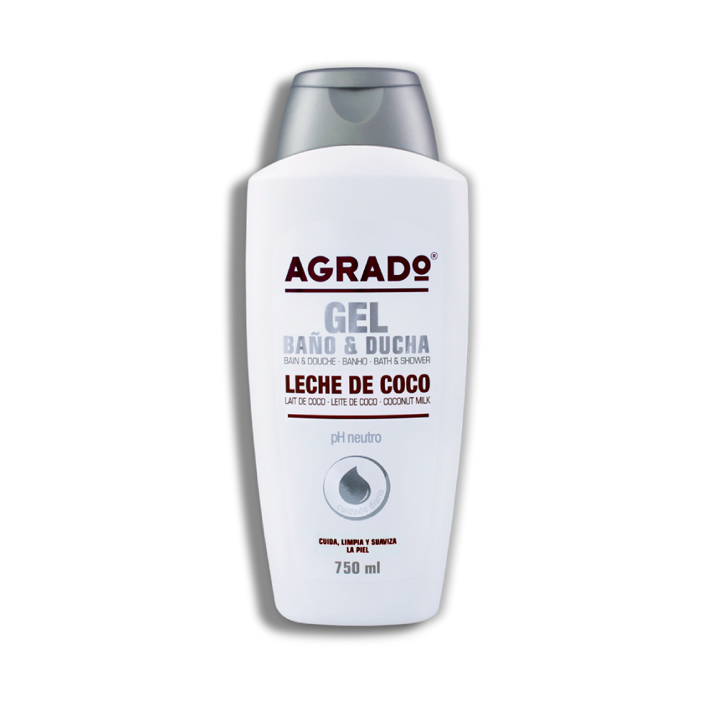 AGRADO GEL BAÑO Y DUCHA LECHE COCO 750 M