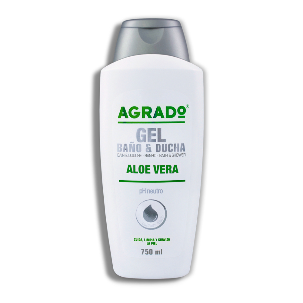 AGRADO GEL BAÑO Y DUCHA ALOE VERA 750 ML