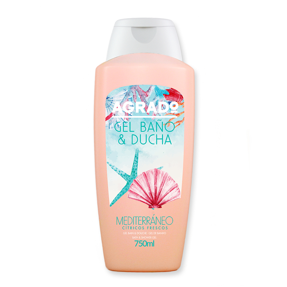 AGRADO GEL BAÑO Y DUCHA MEDITERRANEO750
