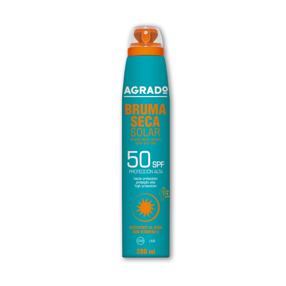 AGRADO BRUMA SECA SOLAR SPF50 200 ML 
