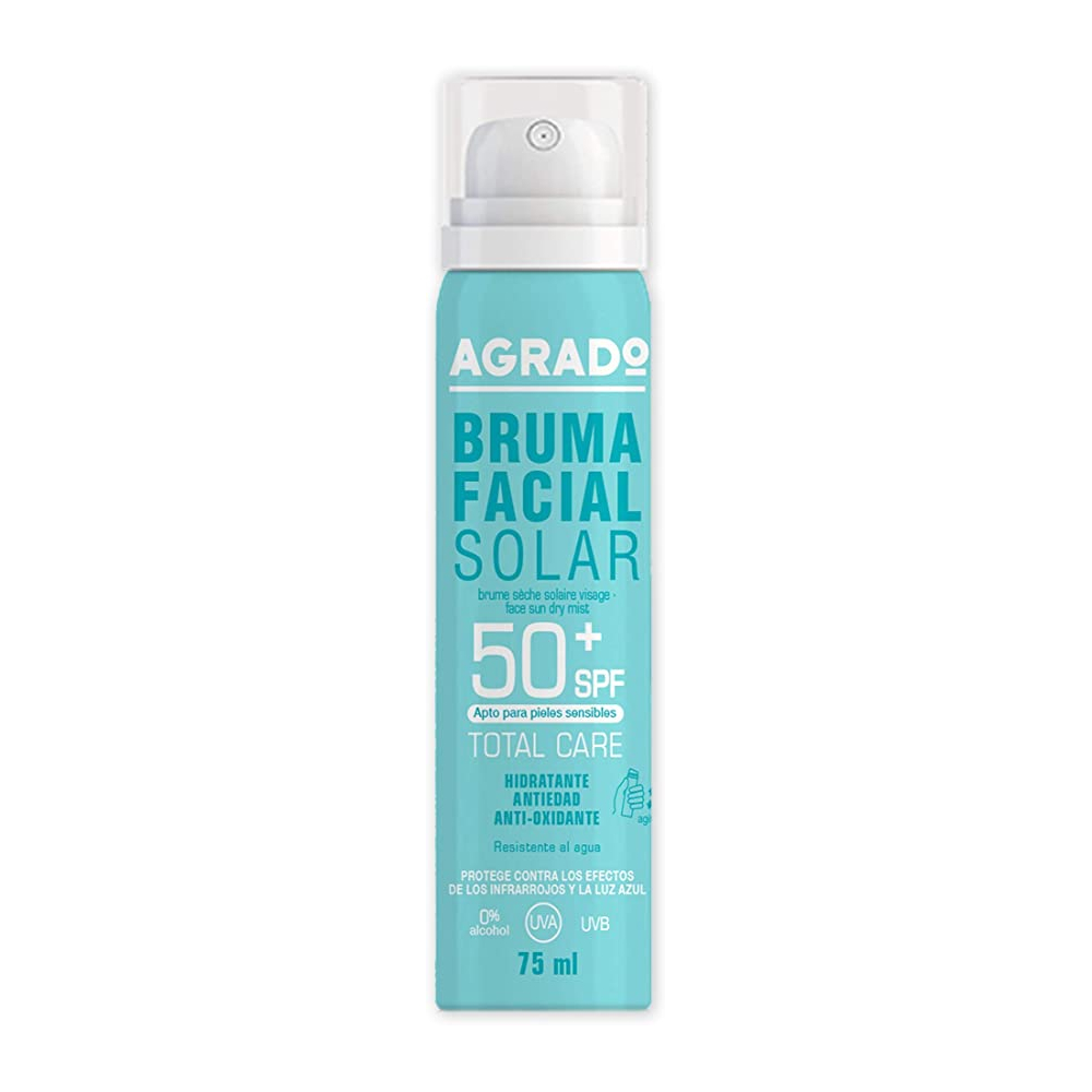 AGRADO BRUMA FACIAL SOLAR SPF50 75ML
