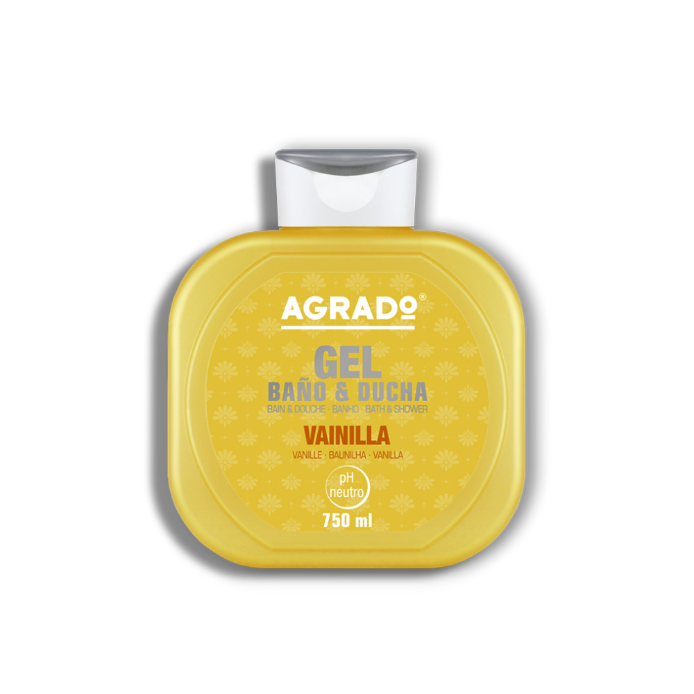 AGRADO GEL BAÑO Y DUCHA VAINILLA 750 ML 