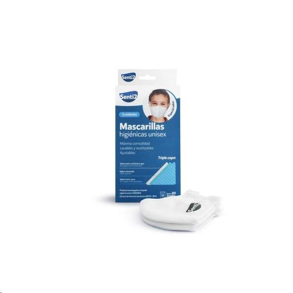 SENTI2 MASCARILLA HIGIENICA 2 UD. NIÑO