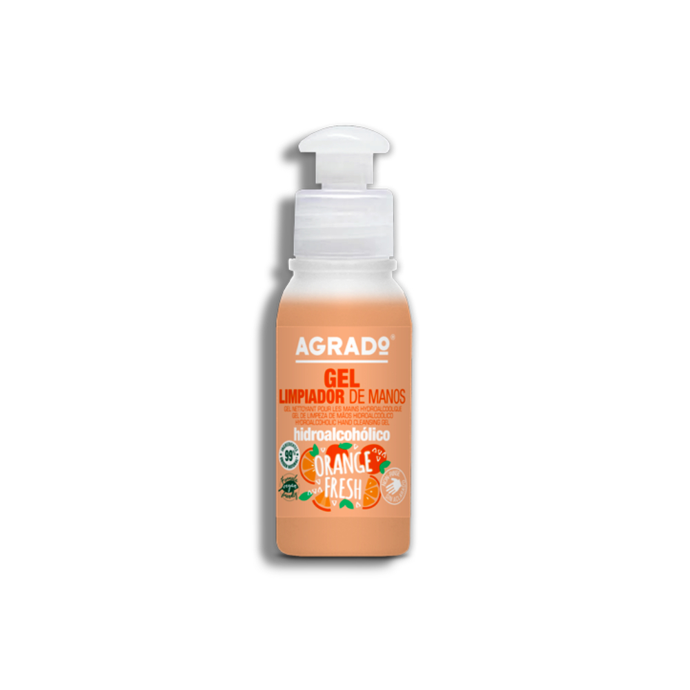 AGRADO GEL HIGIENIZANTE MANOS ORANGE 80
