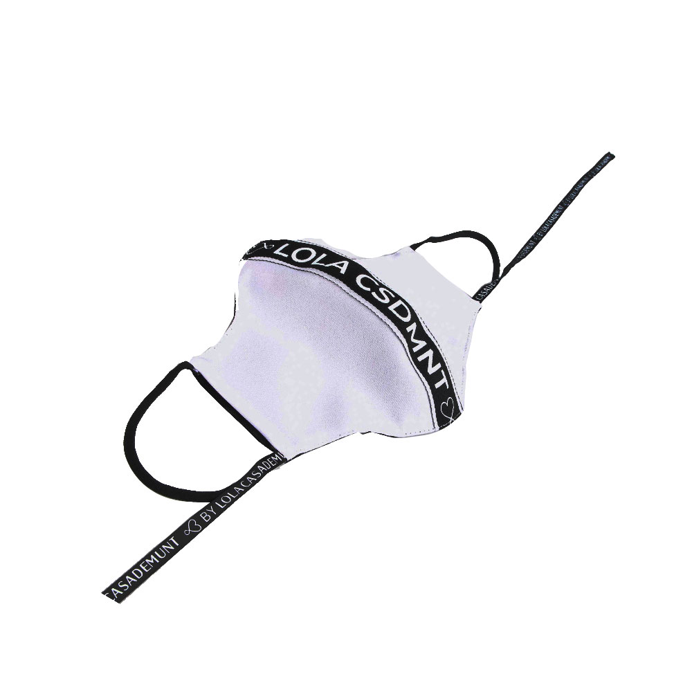 LOLA MASCARILLA BLANCA LOGO VERTICAL