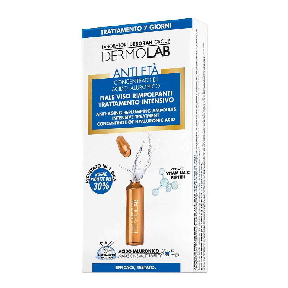 DH DERMOLAB FACIAL 7 AMPOLLAS ANTI EDAD