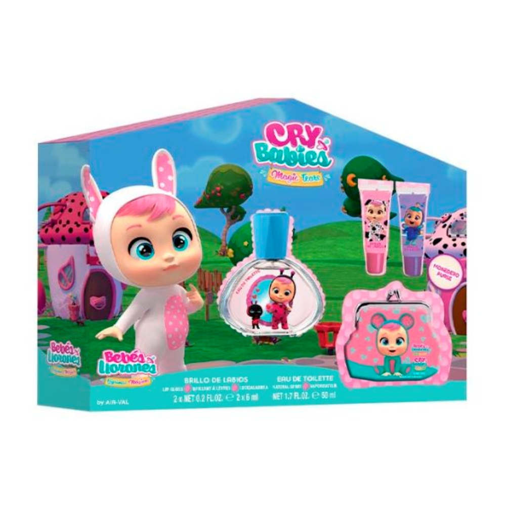 AIR-VAL CRY BABIES SET EDT 50+ 2 LIPGLOS