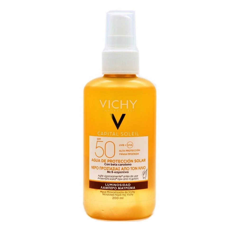 VICHY AGUA LUMINOSIDAD SPF50 200 ML