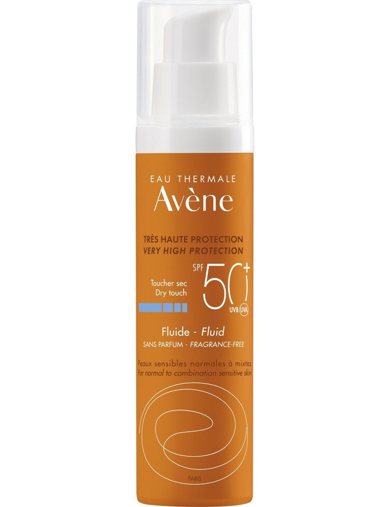 AVENE FLUIDO  SPF50+ 50ML SIN PERFUME