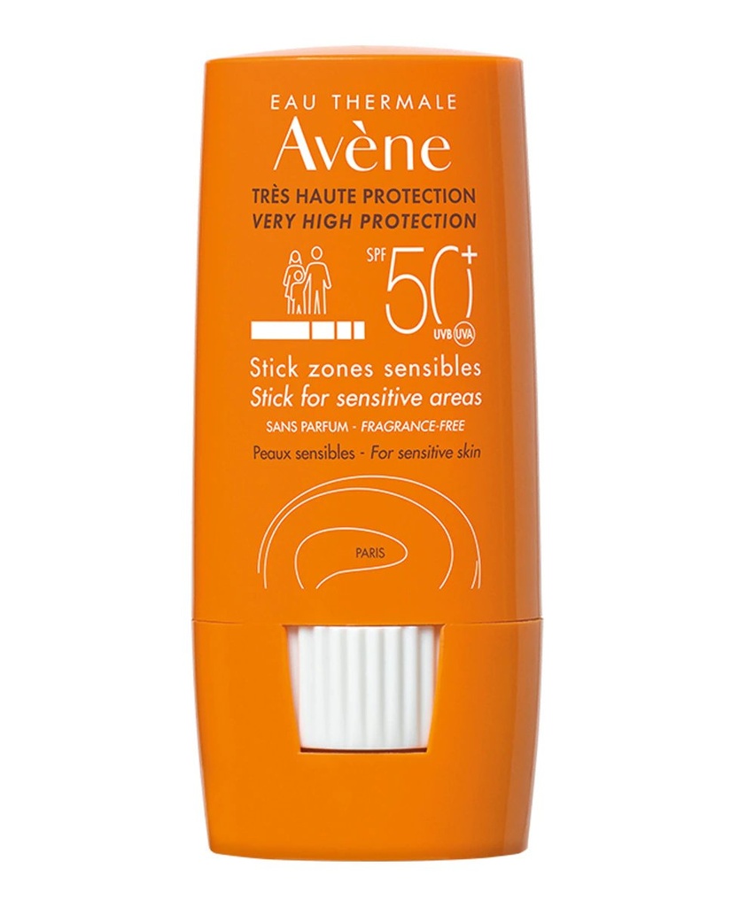 AVENE STICK SPF50+ ZONAS SENSIBLES 8 GR
