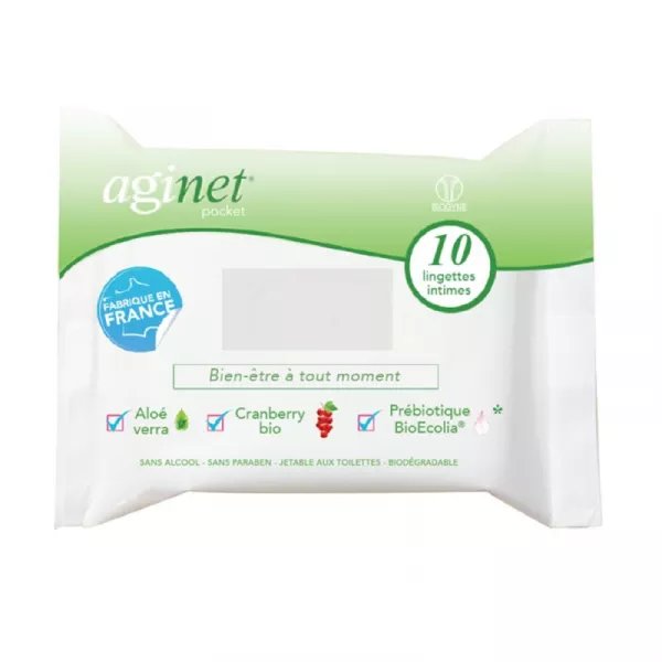 AGINET TOALLITAS POCKET 10 UDS