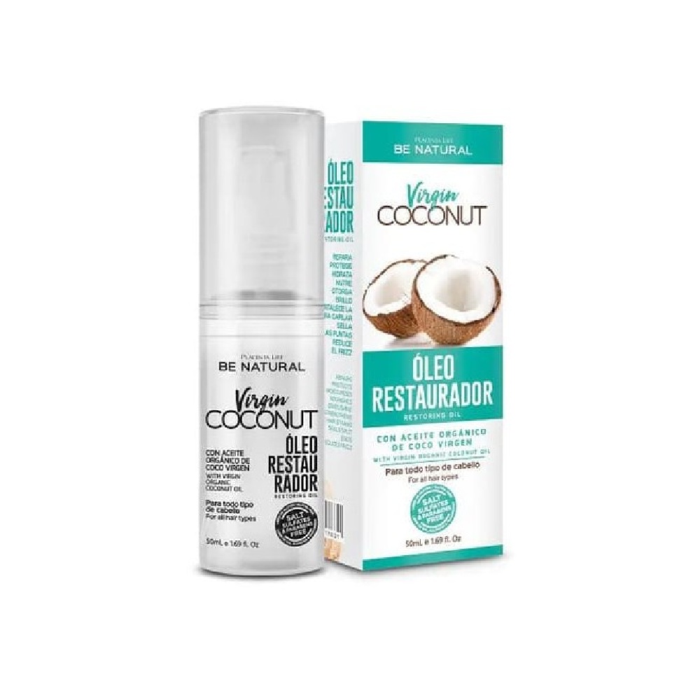 BE NATURAL VIRGIN COCONUT ACEITE REP.