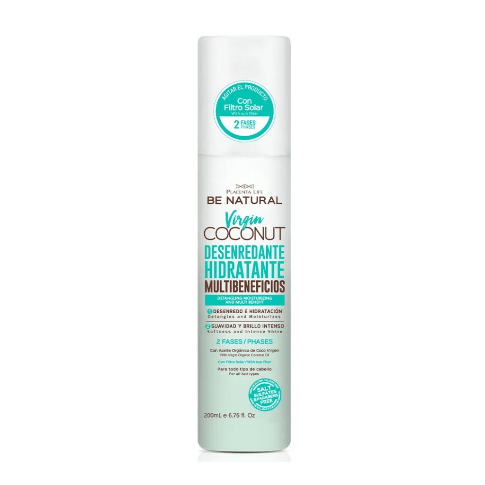 BE NATURAL VIRGIN COCONUT ANTIFRIZZ 200