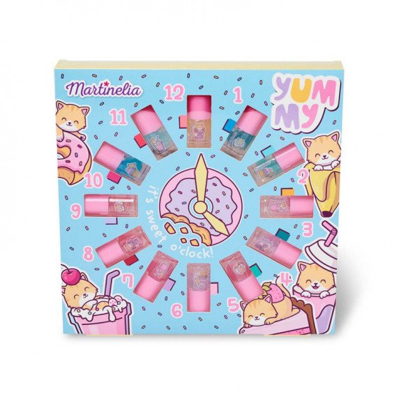 MARTINELIA YUMMY CLOCK NAIL POLISH SET