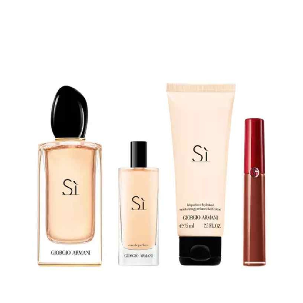 SI ARMANI EDP100ML VP+BL75+15ML+LIP BALM