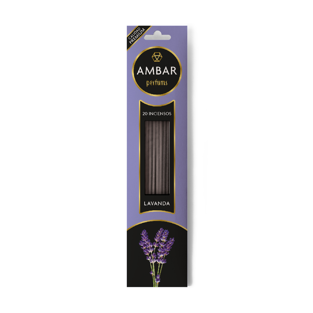 AMBAR INCIENSO LAVANDA 20 VARILLAS