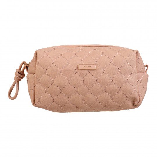 JJDK ALUMA COSMETIC BAG DUSTY ROSE QUILT