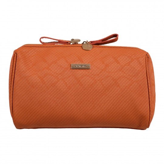 JJDK FERN LARGE COSMETIC BAG RUST LIZARD