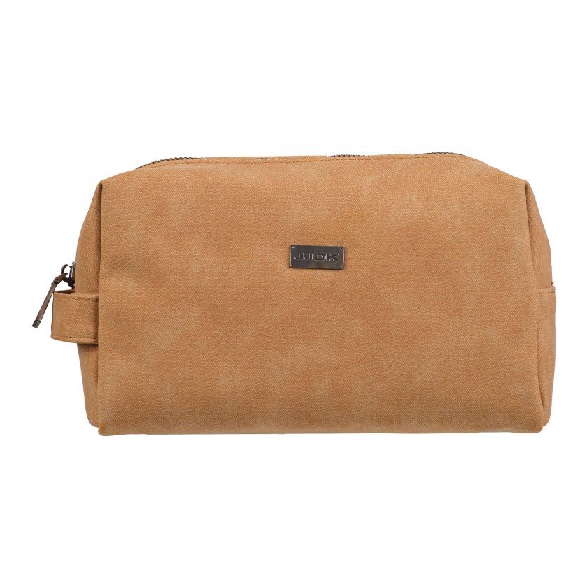 JJDK WOODY TOILETRY BAG BEIGE SUEDE
