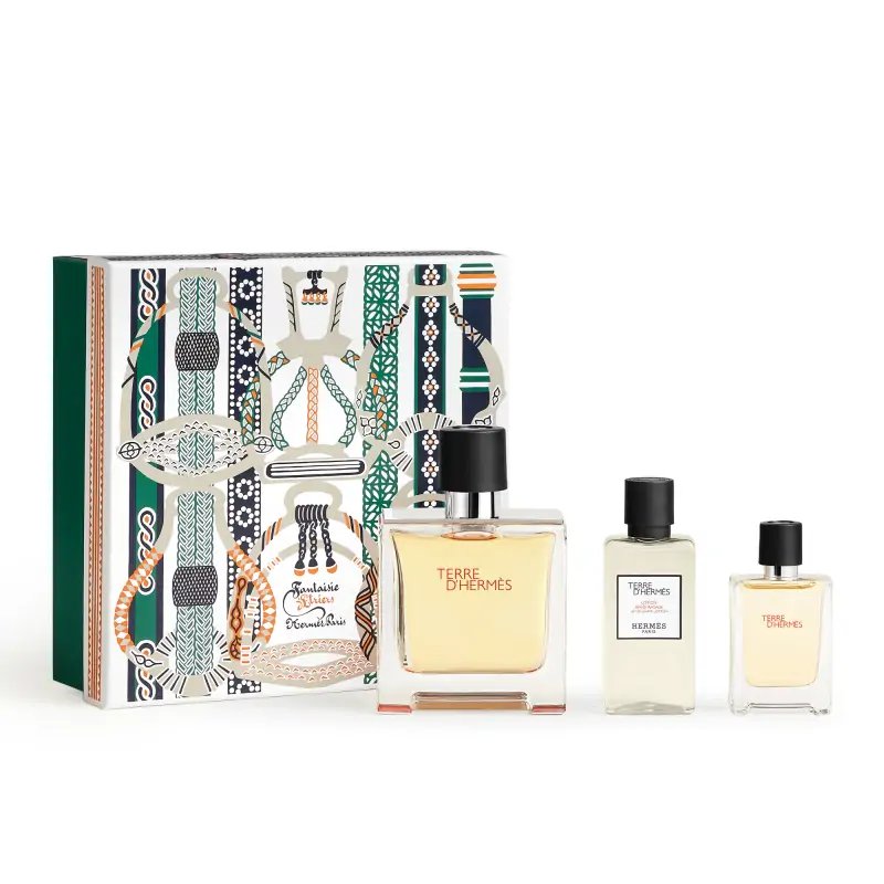 TERRE D' HERMES PURE EDP 75+MINI+AF.SHAV