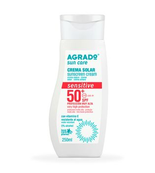 AGRADO CREMA SOLAR SPF50 SENS 250