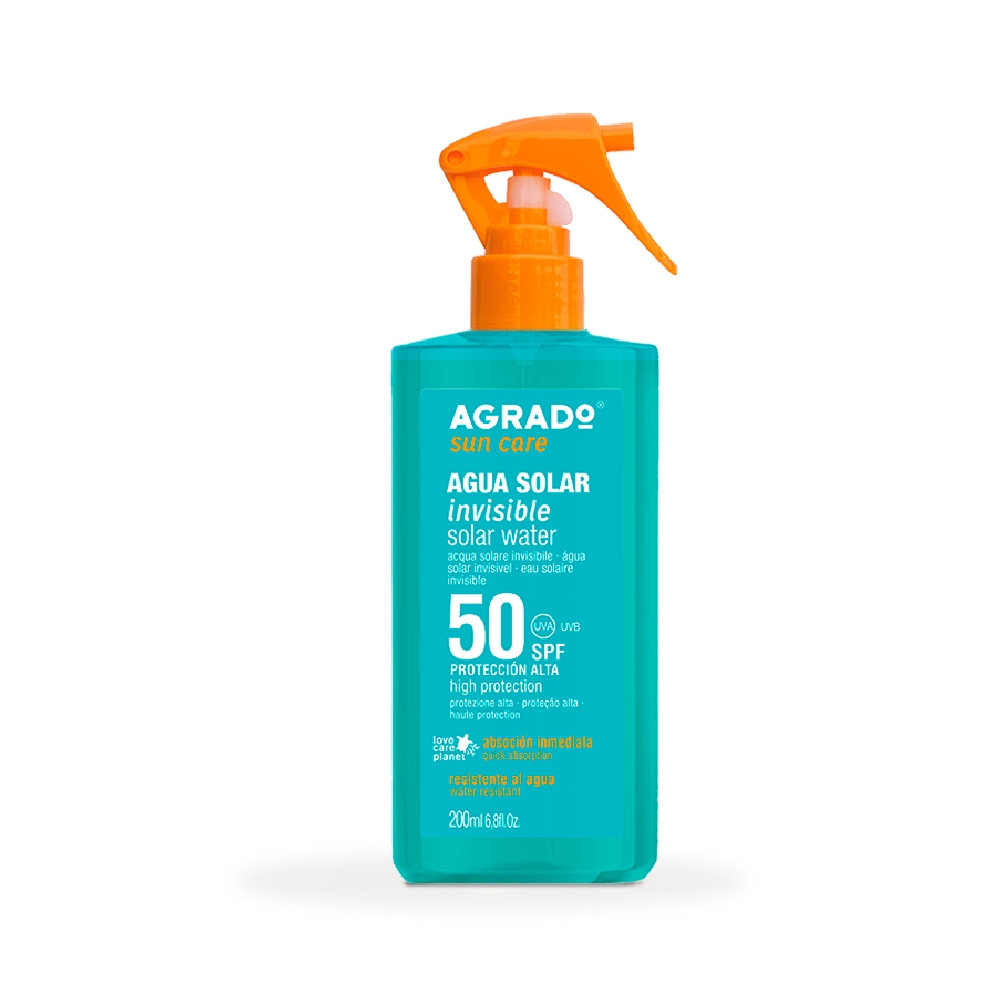 AGRADO AGUA SOLAR INVISIBLE SPF50 200