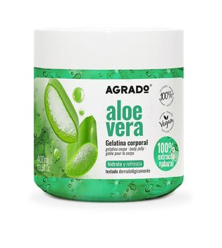AGRADO TARRO GELATINA ALOE VERA CORP.400