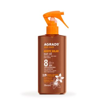 AGRADO ACEITE SOLAR SPF8 200 ML