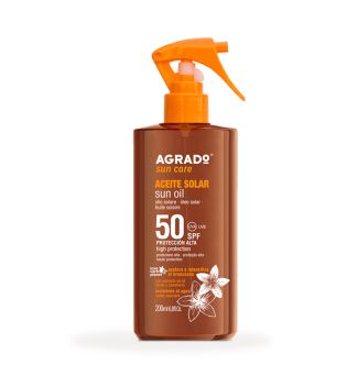 AGRADO ACEITE SOLAR SPF50 200 ML