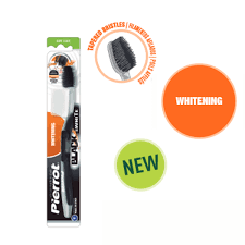 PIERROT CEPILLO DENTAL CHARCOAL BLACK&WH