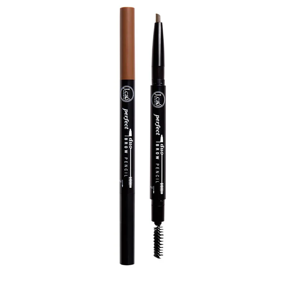 JCAT PERFECT BROW DUO PENCIL LIGHT BROWN