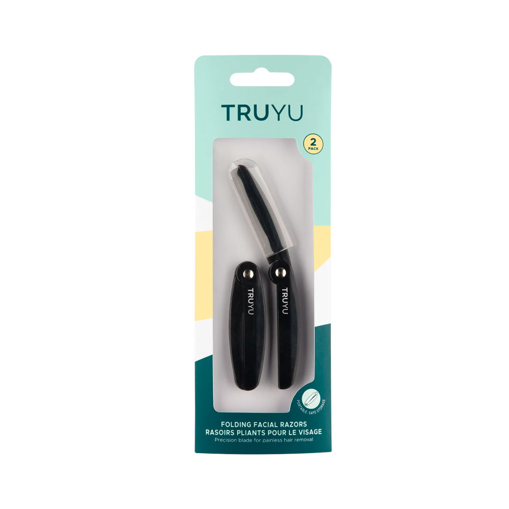 TRUYU FOLDING FACIAL RAZORS