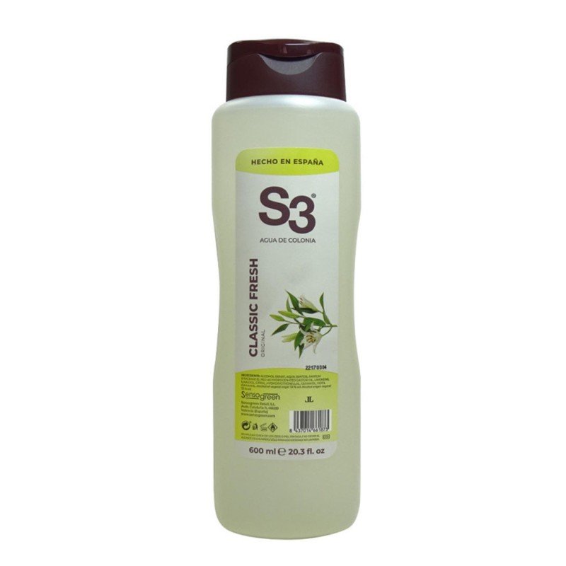 S3 COLONIA CLASSIC FRESH 600ML