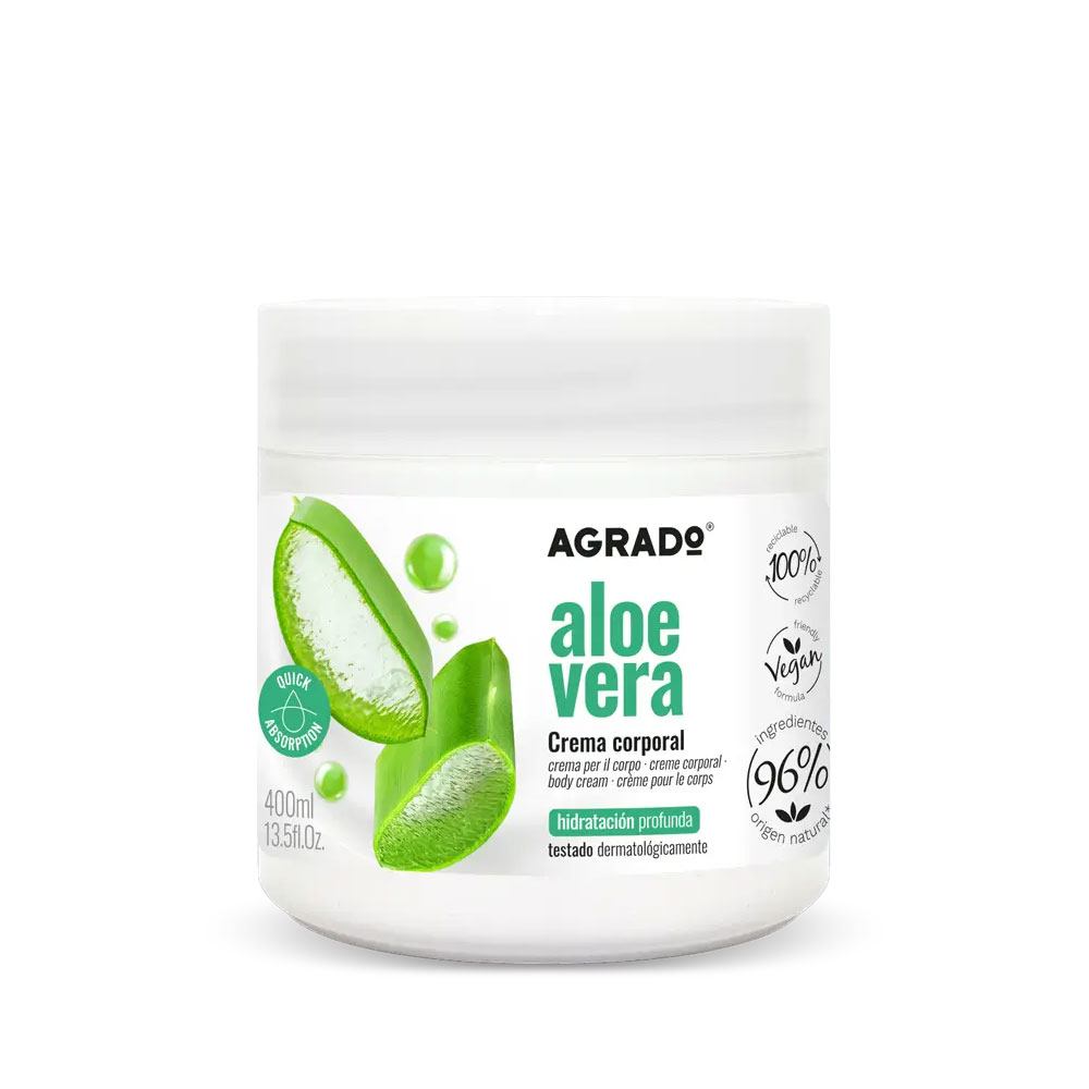 AGRADO CREMA CORPORAL ALOE 400 ML