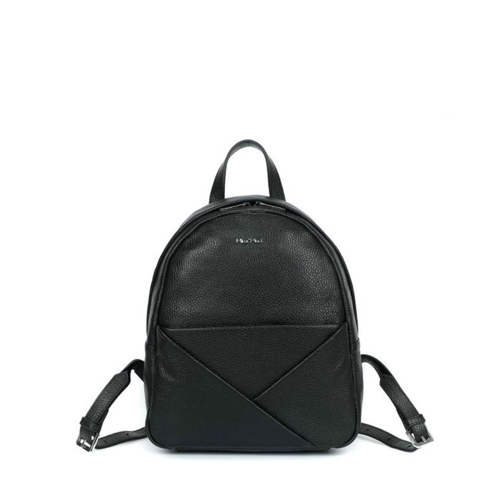 MIMI-MUA ZAINO IN VERA PELLE NERO