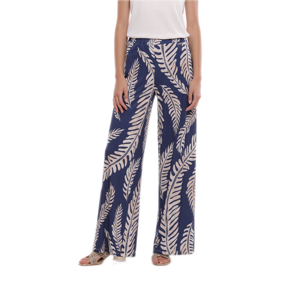 MIMI-MUA PANTALONE PALAZZO BLU
