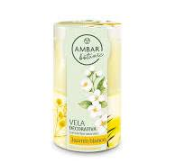 AMBAR VELA CERA&GELATINA JAZMIN BLANCO