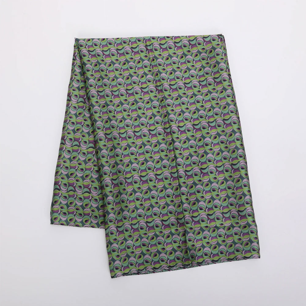 MIMI-MUA FOULARD OCCHIETTI VERDE MILITAR