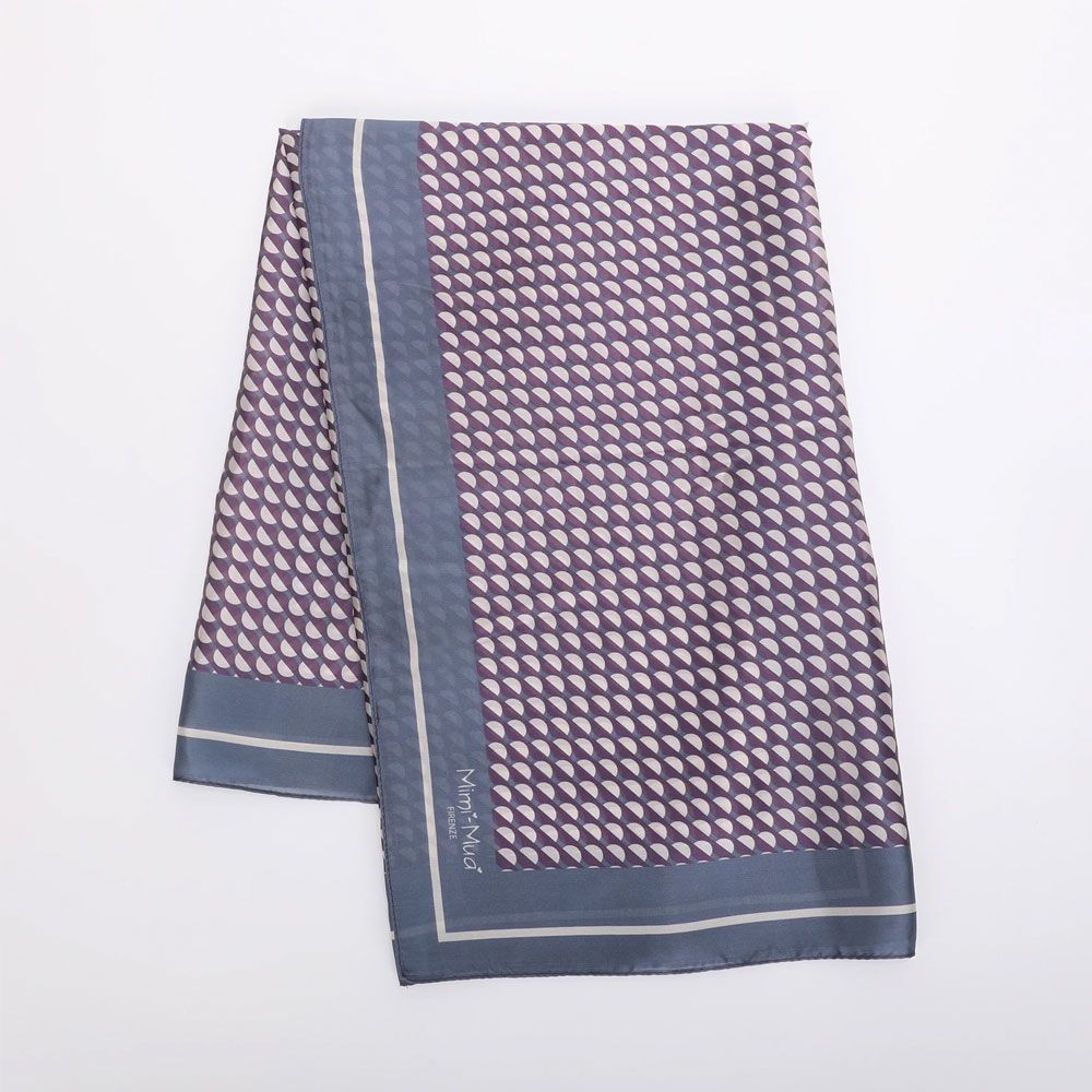 MIMI-MUA FOULARD IN FANTASIA GEO MOSTO