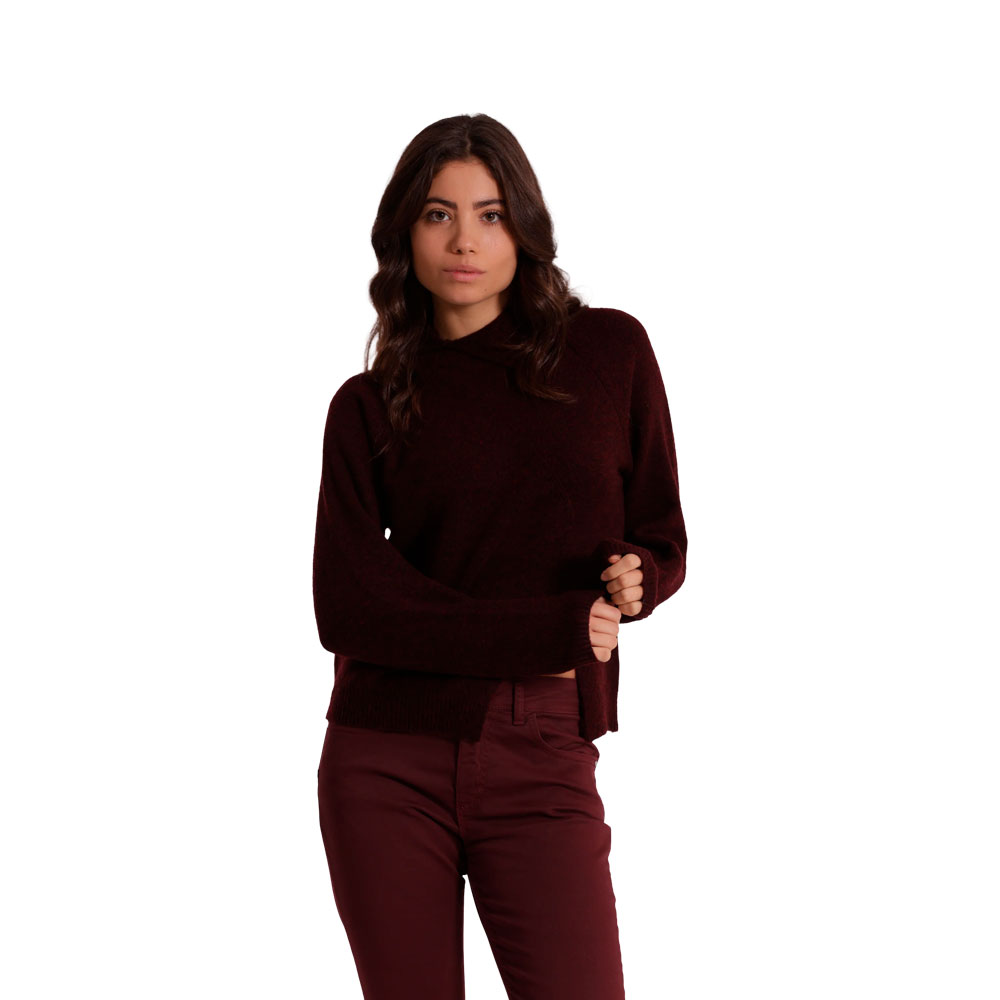 MIMI-MUA MAGLIA DOLCE VITA COLLO MOSTO