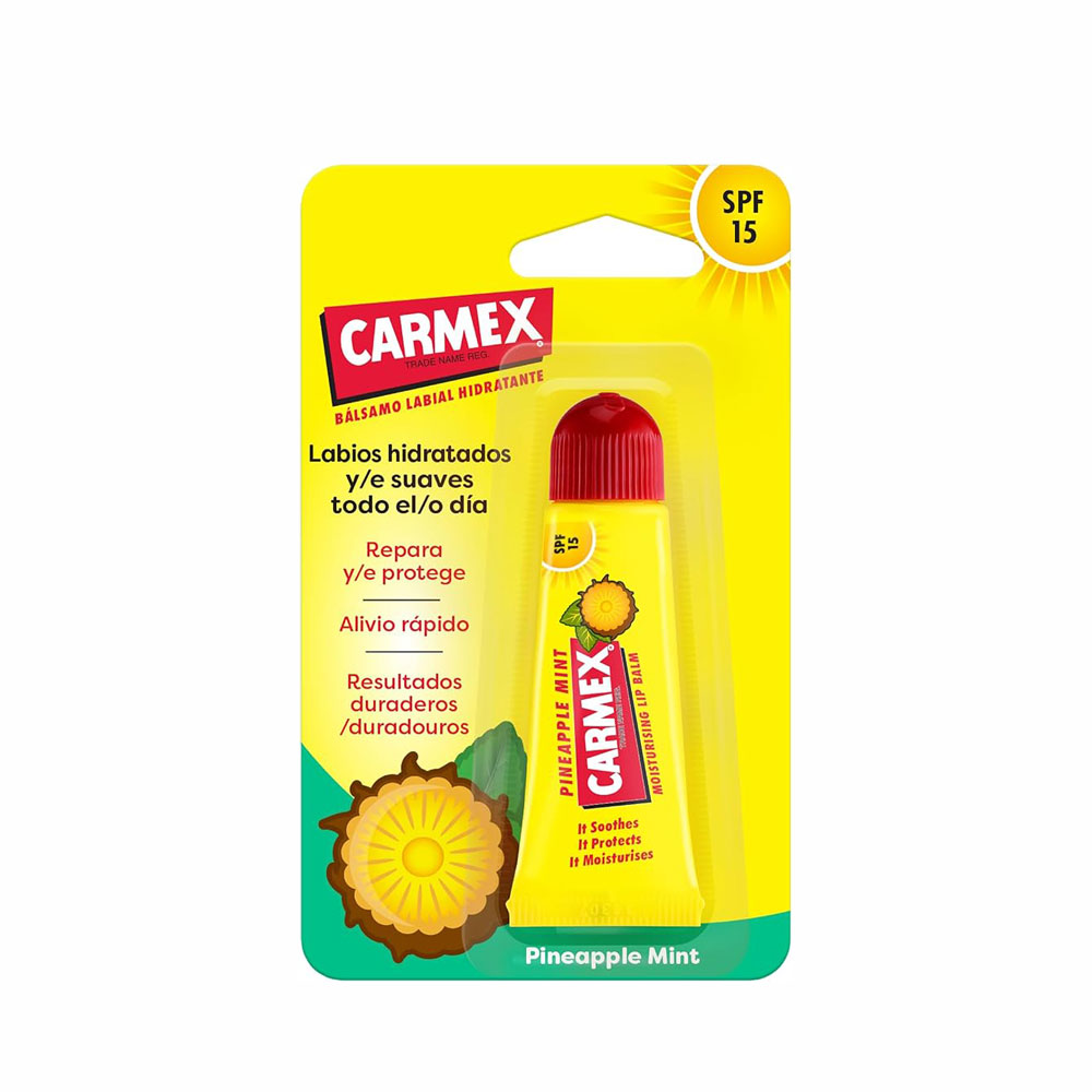CARMEX TUBE LABIAL PINEAPPLE MINT 10 GR